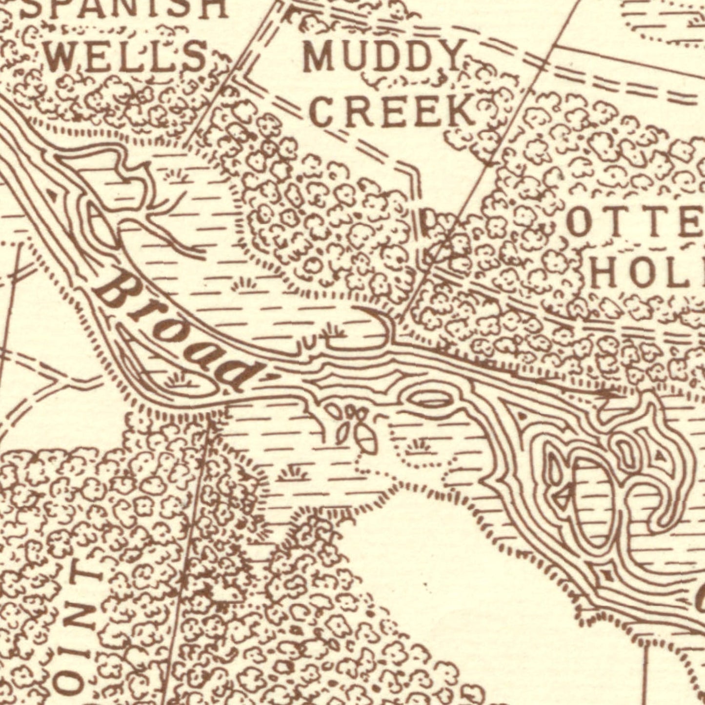 Vintage Hilton Head Island Map 1861 - Concordia Style Boutique