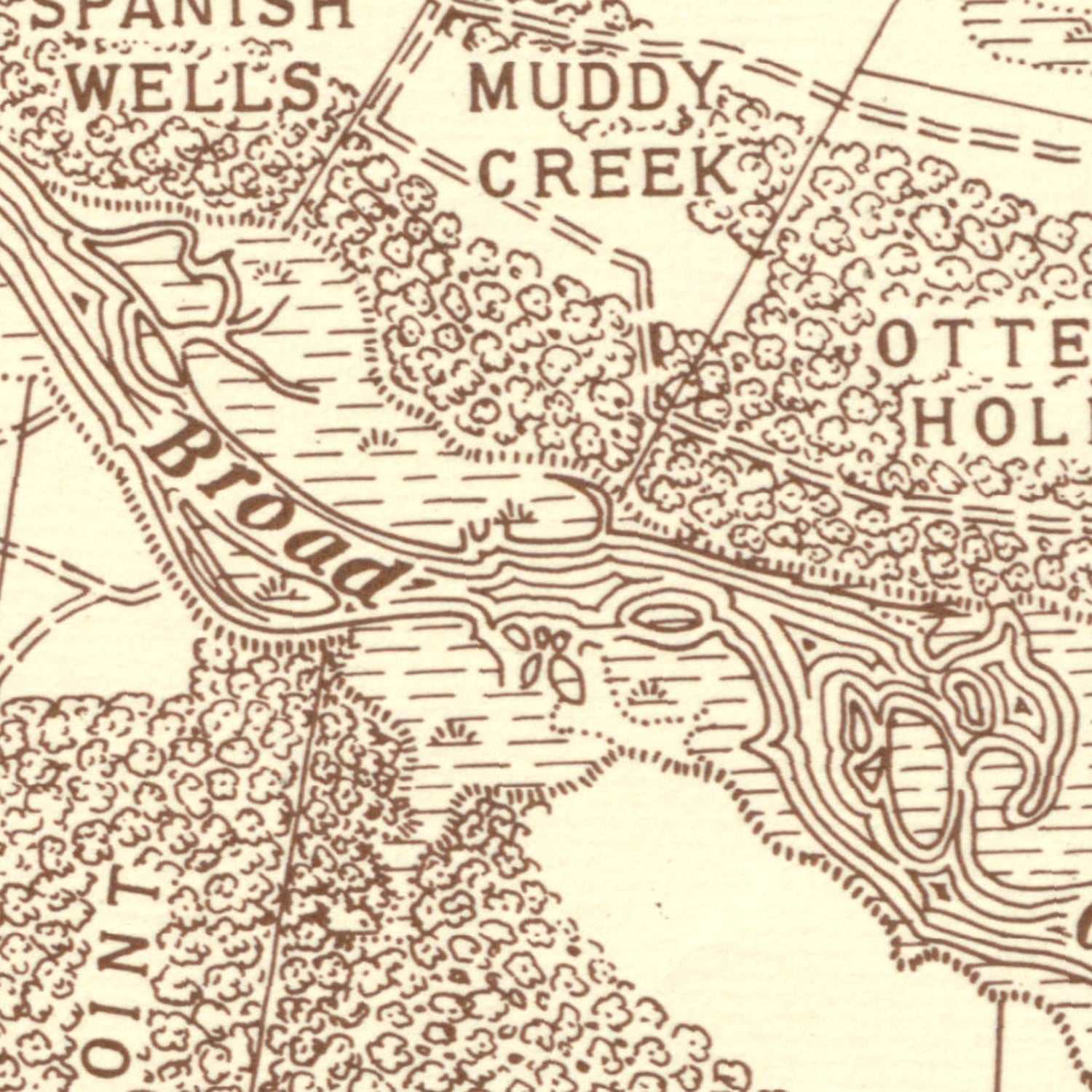 Vintage Hilton Head Island Map 1861 - Concordia Style Boutique