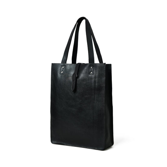 Ebony Elegance Leather Tote - Concordia Style Boutique