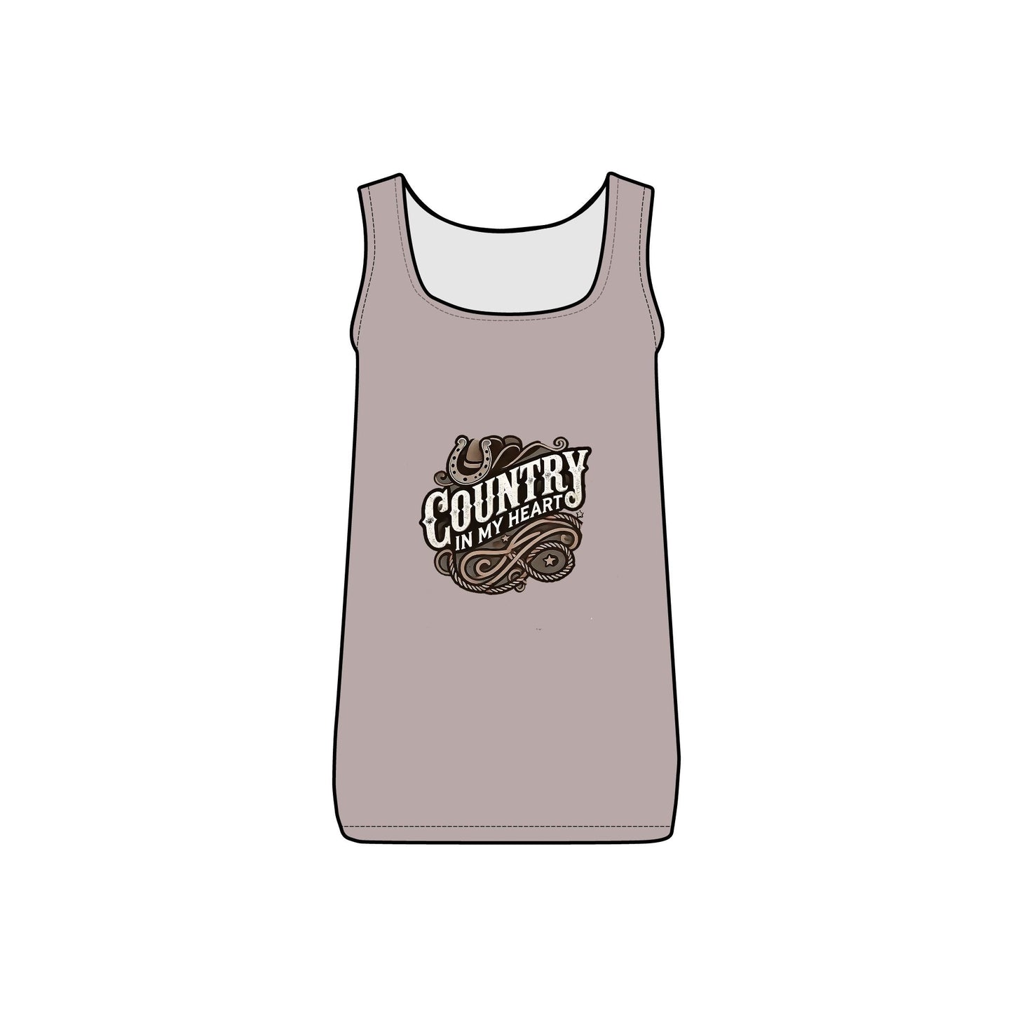 Country in My Heart Women's Tank Top