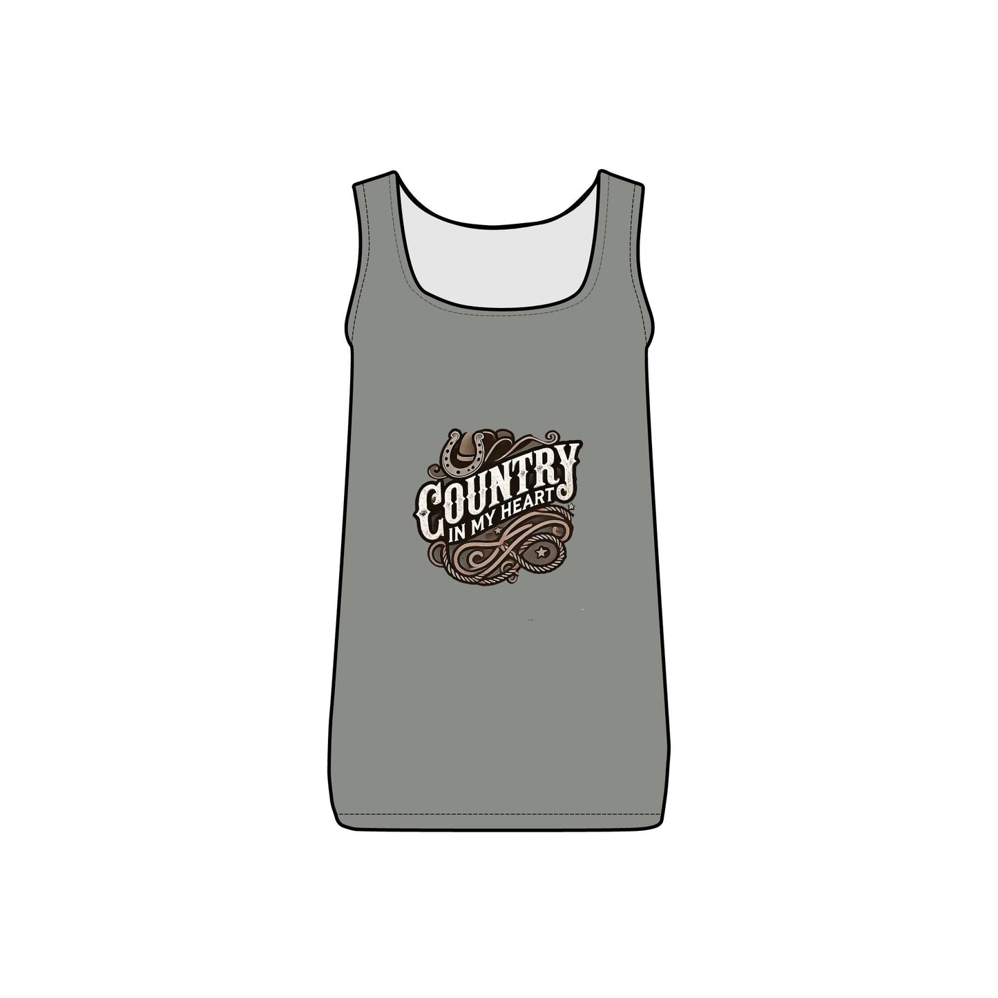 Country in My Heart Women's Tank Top