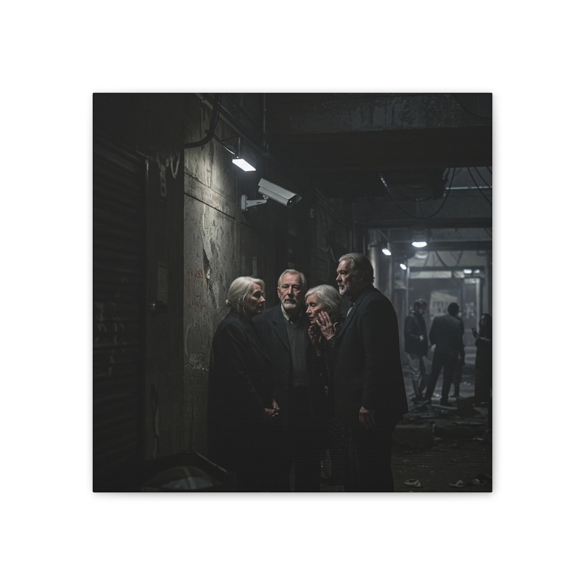 Mood-Infused Canvas Art Print - Urban Gathering Scene - Premium Canvas from Concordia Style Boutique - Just $62.45! Shop now at Concordia Style Boutique