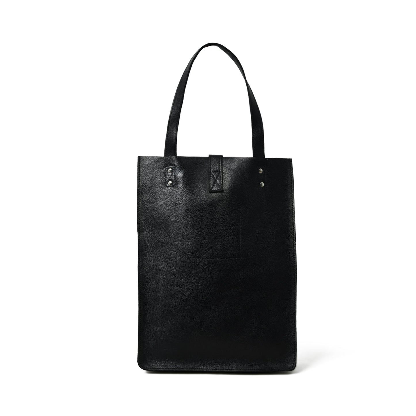 Ebony Elegance Leather Tote - Concordia Style Boutique
