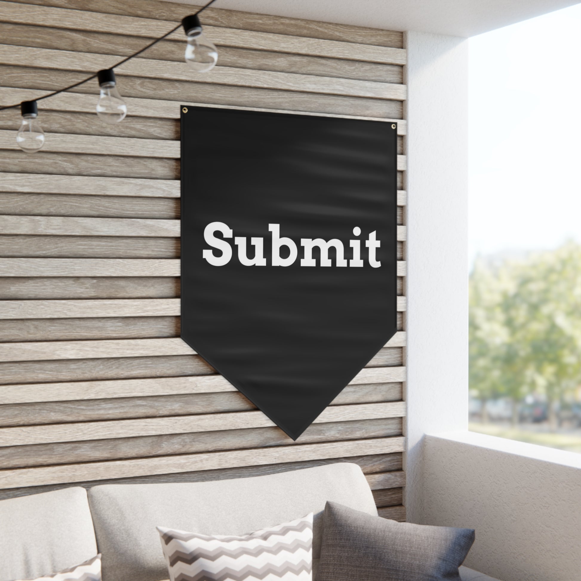 Pennant Banner - "Submit" - Premium Home Decor from Concordia Style Boutique - Just $33.22! Shop now at Concordia Style Boutique