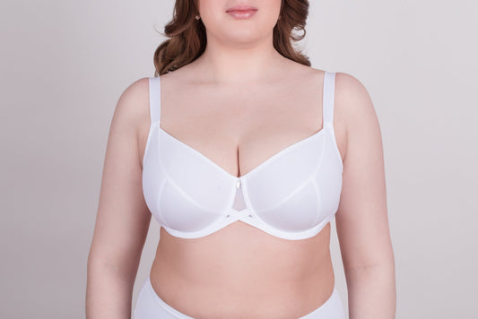 Bra Milavitsa 105910 - Underwired, Triple Segment, Fixed Straps - Concordia Style Boutique