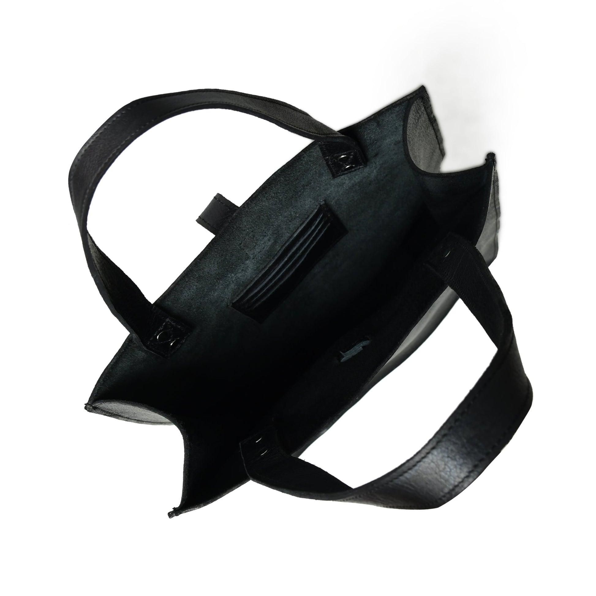 Ebony Elegance Leather Tote - Concordia Style Boutique