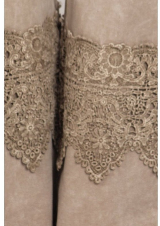 Stand Out Cropped Flare Pants with Crochet Detail Made in USA - Concordia Style Boutique