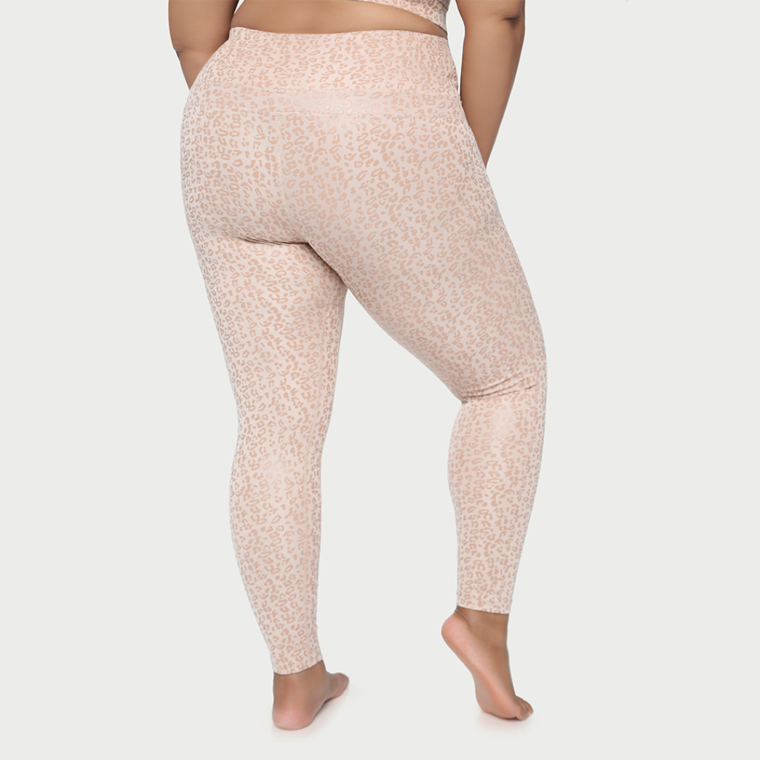 Metallic Cheetah Active Legging