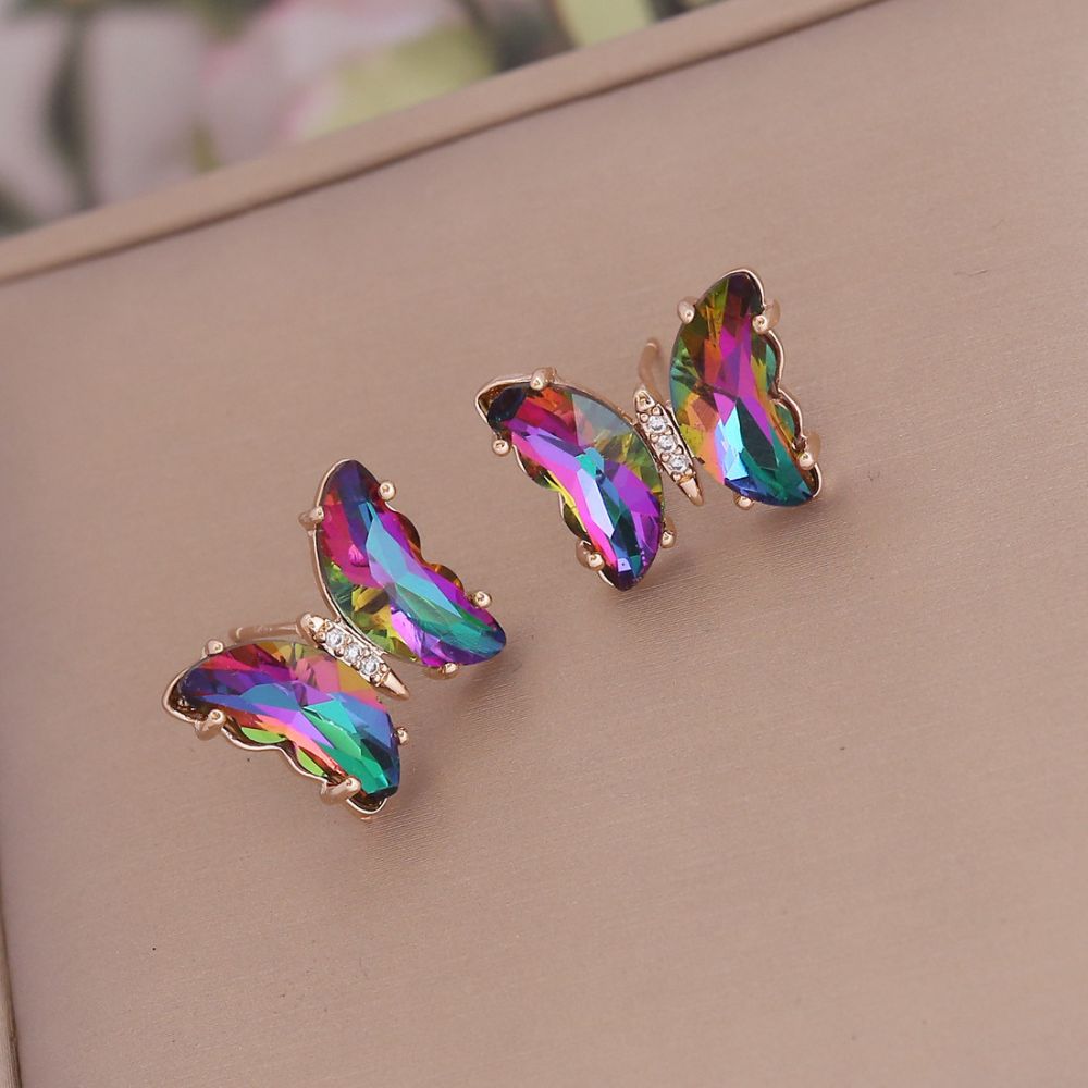 CRYSTAL BUTTERFLY RINGS (ADJUSTABLE) - Concordia Style Boutique