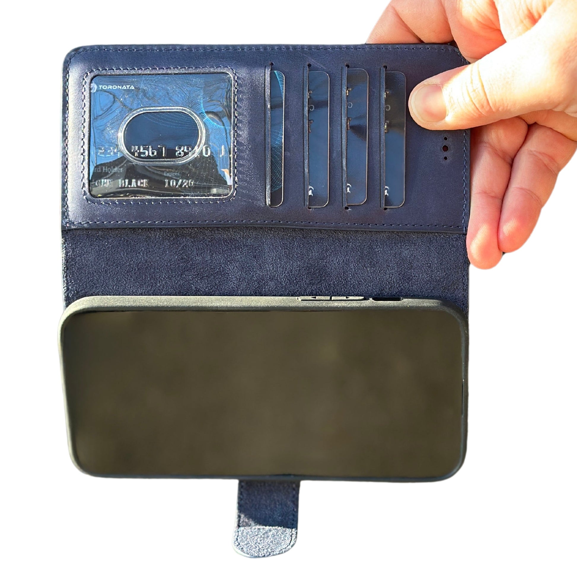 Vegas Premium Leather iPhone 15 Pro Max Wallet Case with MagSafe | Detachable RFID Blocking Luxury Wallet - Concordia Style Boutique