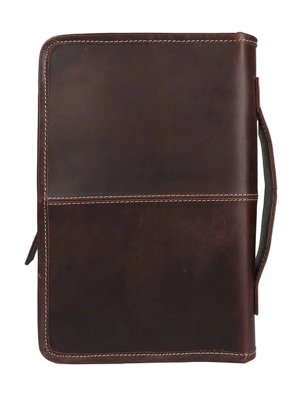 Classic Bible Leather Cover - Choco - Concordia Style Boutique
