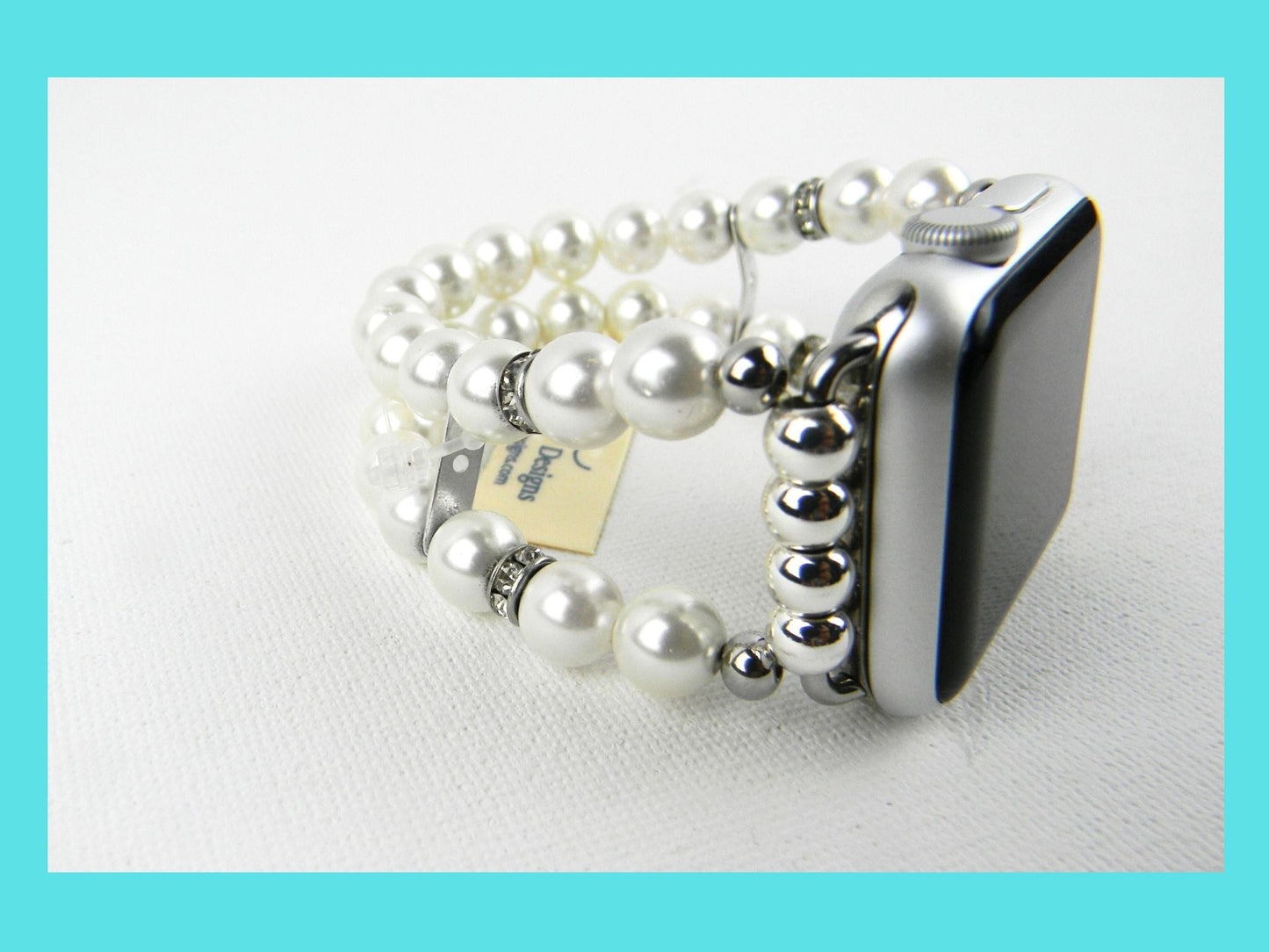 Watch Band for Apple Watch, Off White Pearl Apple Watch Bracelet