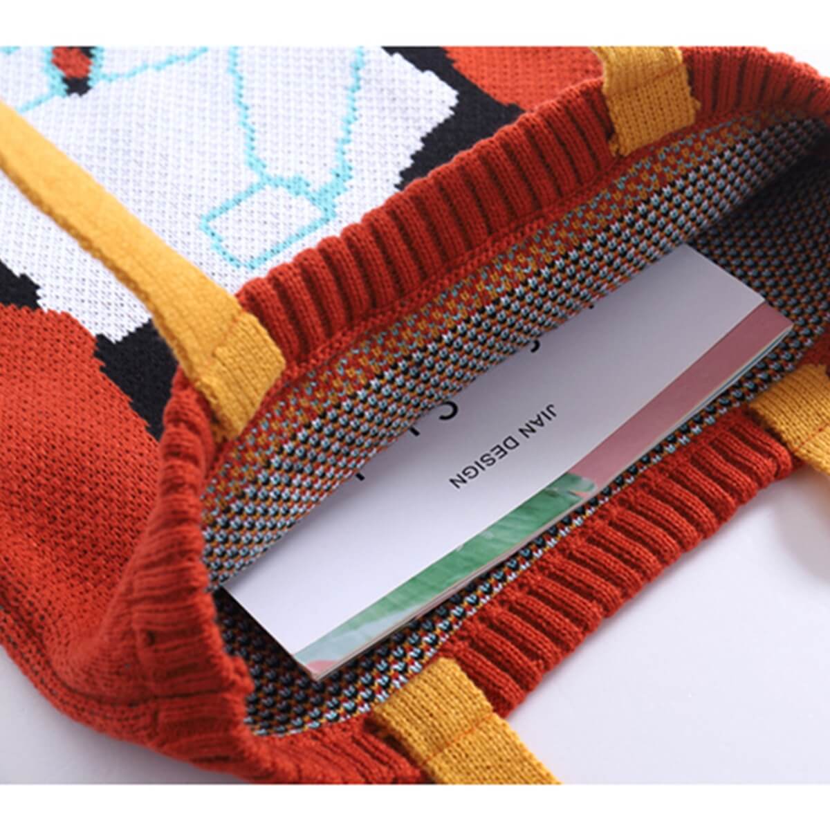 CUTE KNIT ANIMAL TOTE BAG - Concordia Style Boutique
