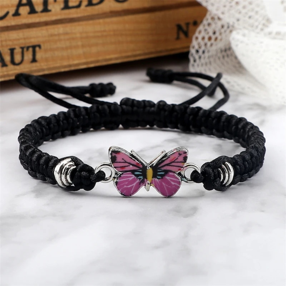 BUTTERFLY CHARM BRACELET (ADJUSTABLE) - Concordia Style Boutique