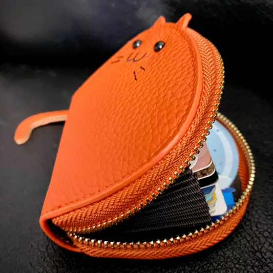 LEATHER FELINE WALLET - Concordia Style Boutique