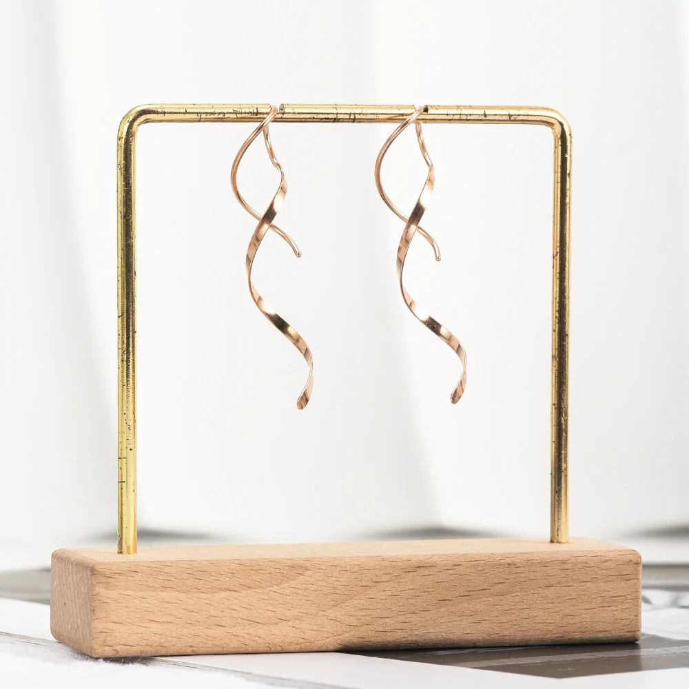 GOLD SPIRAL EARRINGS (PAIR) - Concordia Style Boutique