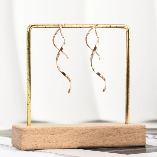 GOLD SPIRAL EARRINGS (PAIR) - Concordia Style Boutique