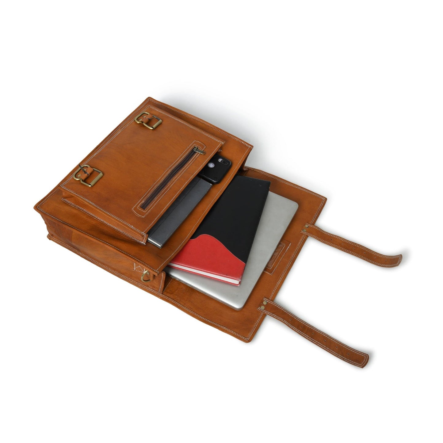 MaheTri Big Pocket- Tan Brown - Concordia Style Boutique