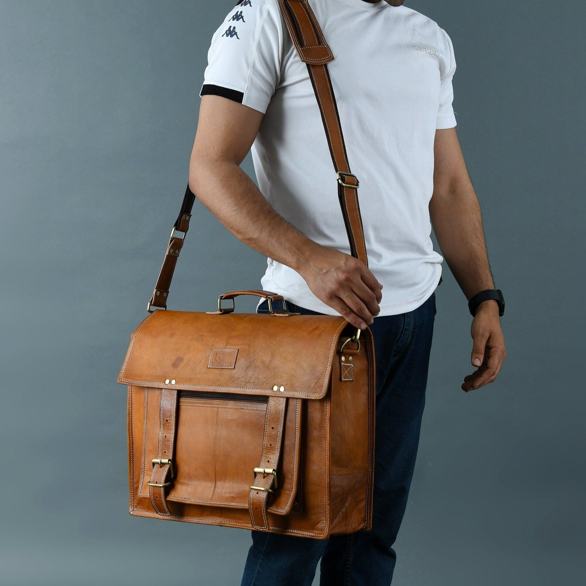 MaheTri Big Pocket- Tan Brown - Concordia Style Boutique