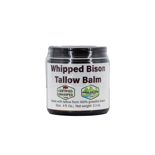 Whipped Bison Tallow Balm | 4 oz | Straight Arrow Bison - Concordia Style Boutique