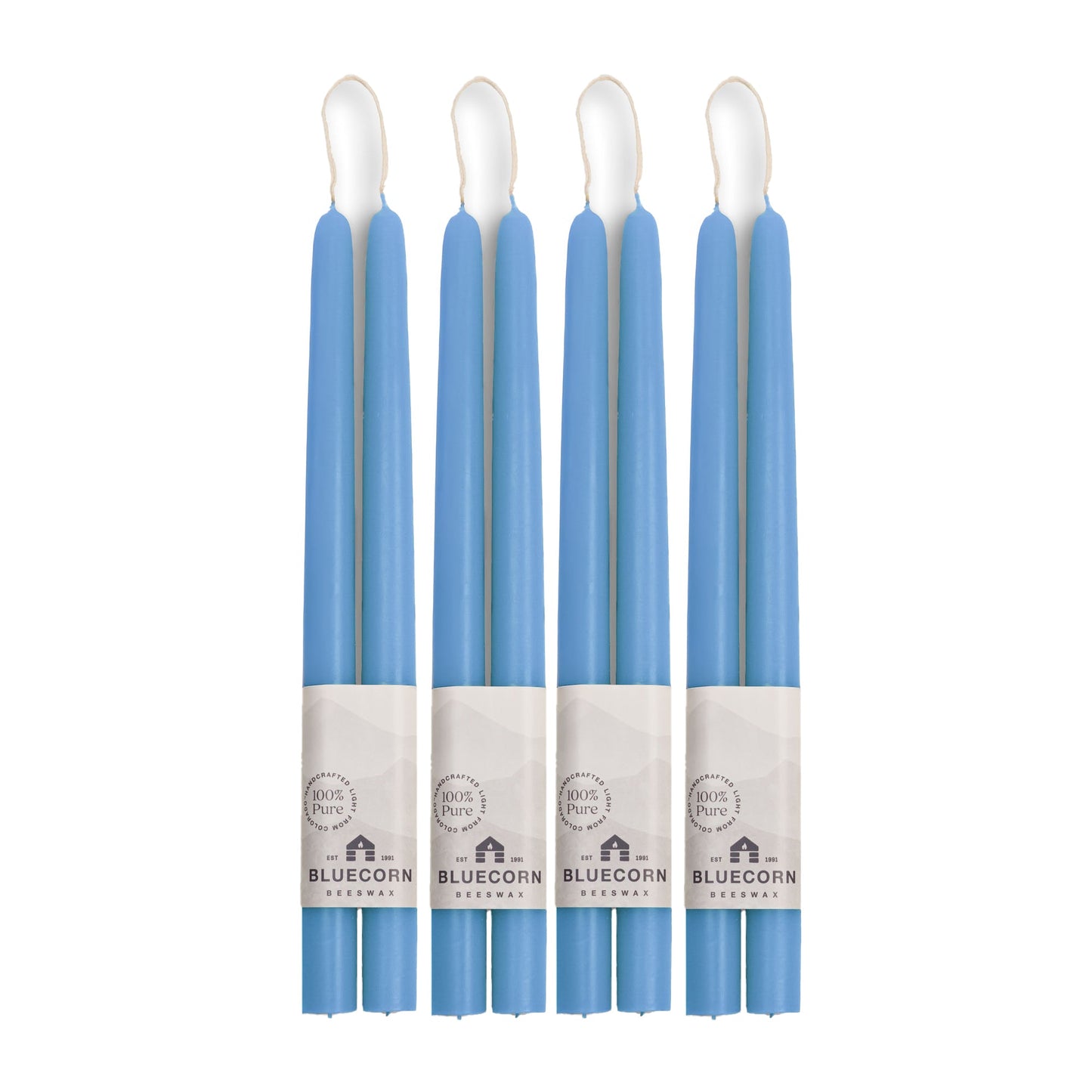 Hand-Dipped Beeswax Taper Candles - Bulk 4-Pair Bundle - Concordia Style Boutique
