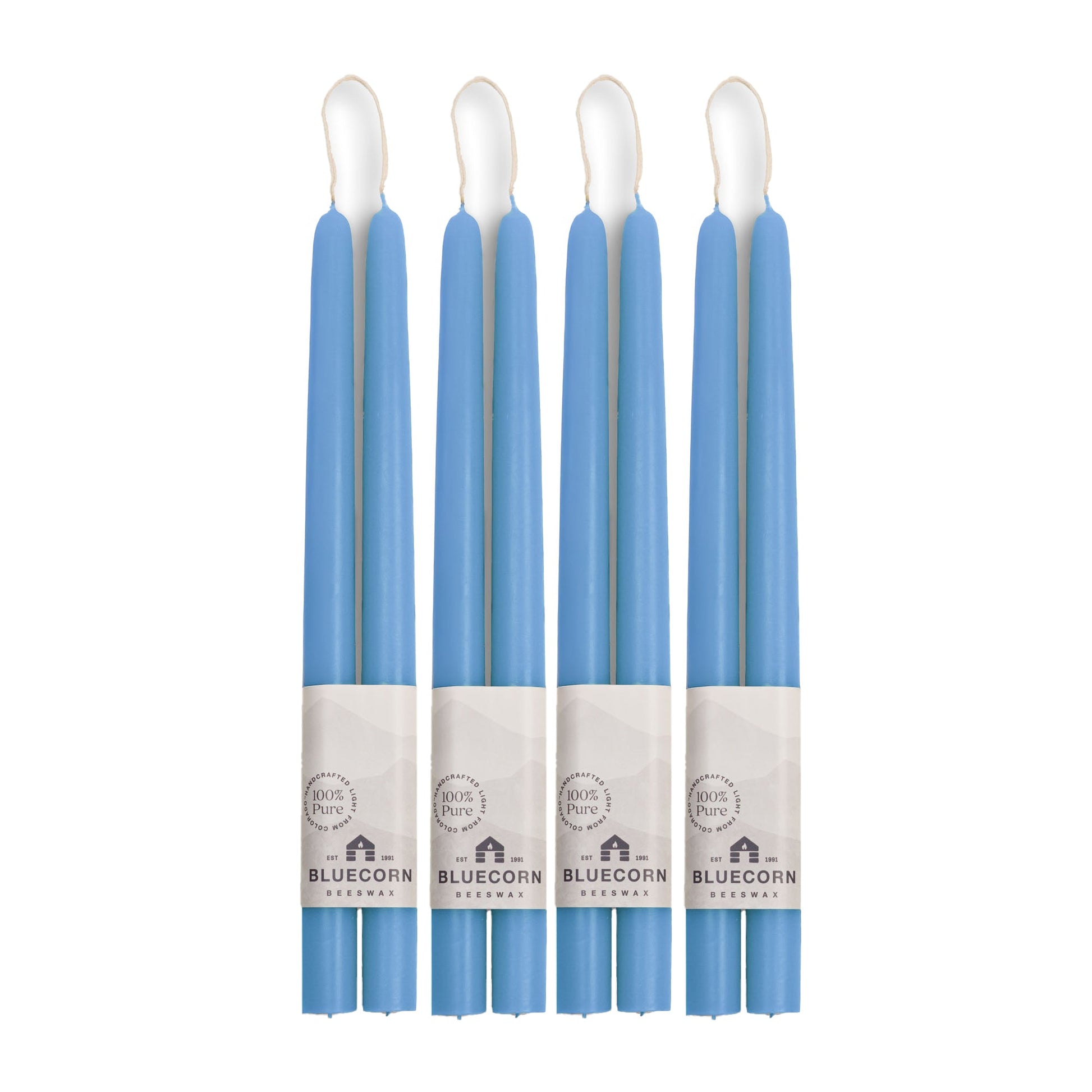 Hand-Dipped Beeswax Taper Candles - Bulk 4-Pair Bundle - Concordia Style Boutique