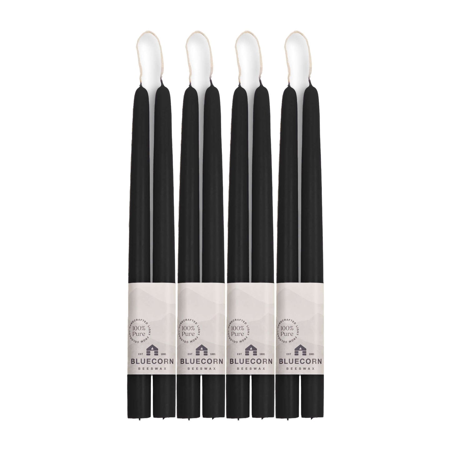 Hand-Dipped Beeswax Taper Candles - Bulk 4-Pair Bundle - Concordia Style Boutique