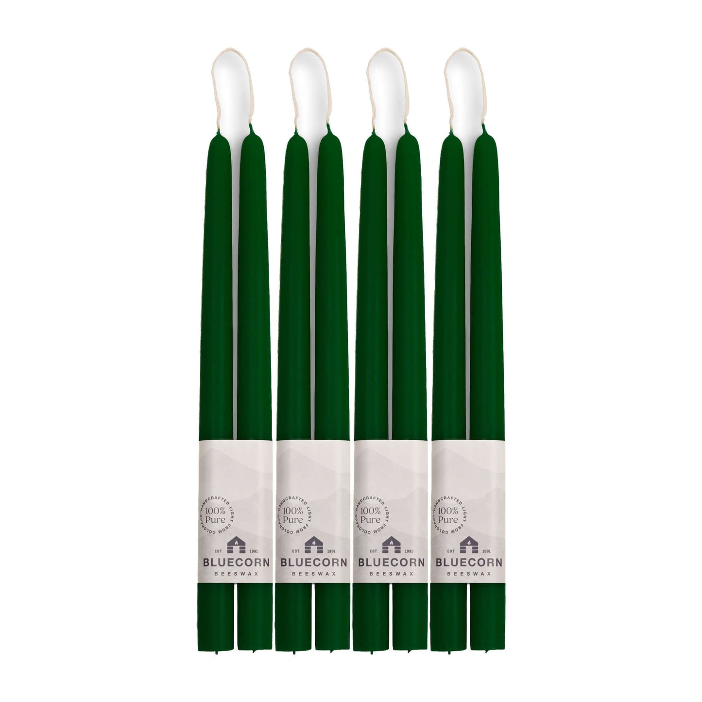 Hand-Dipped Beeswax Taper Candles - Bulk 4-Pair Bundle - Concordia Style Boutique