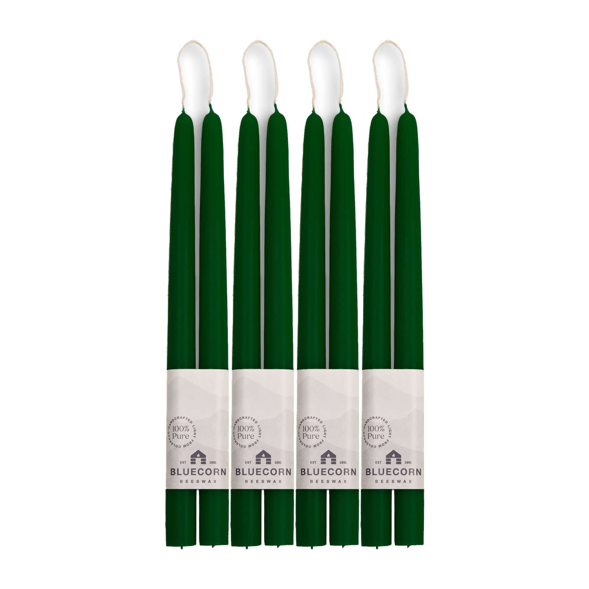 Hand-Dipped Beeswax Taper Candles - Bulk 4-Pair Bundle - Concordia Style Boutique