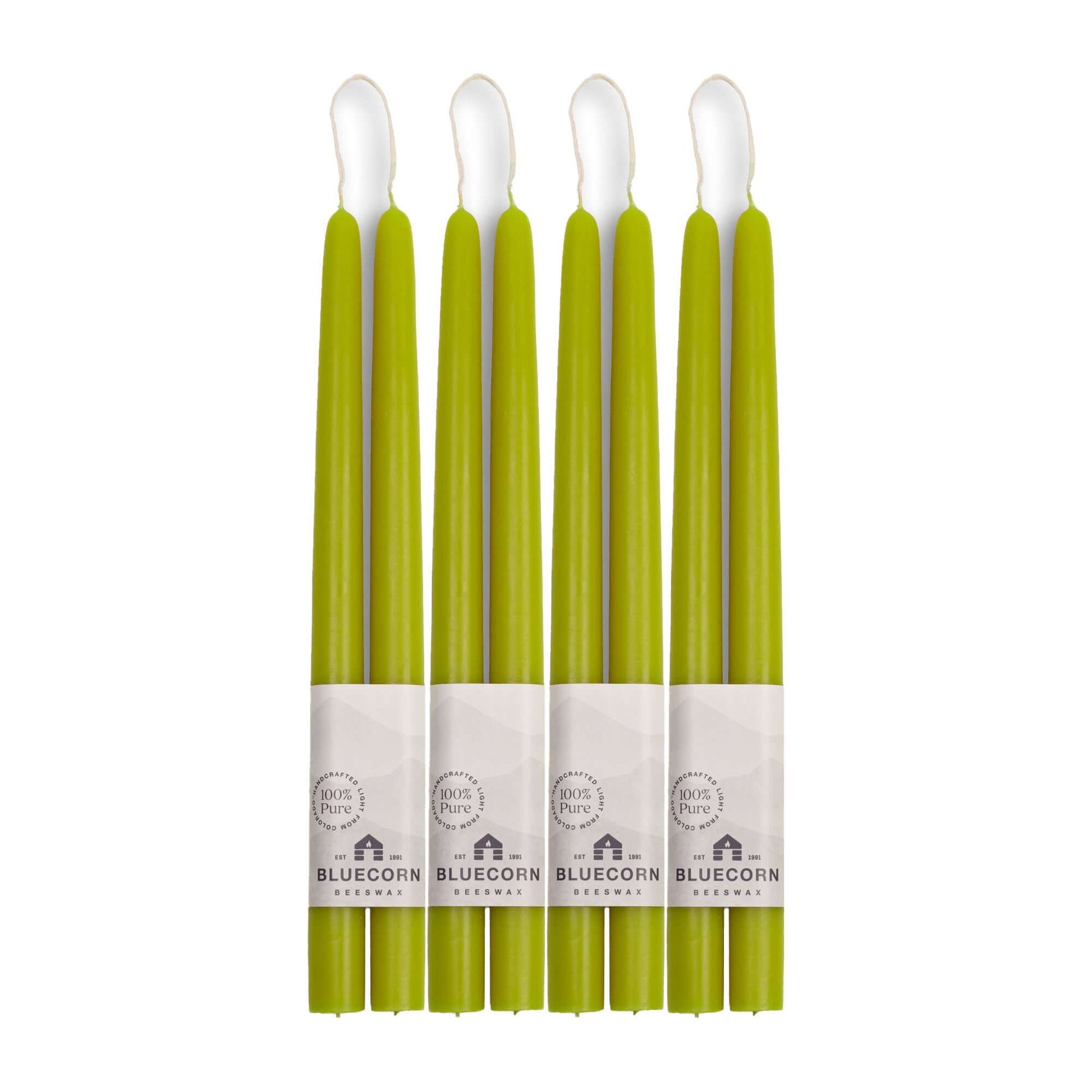 Hand-Dipped Beeswax Taper Candles - Bulk 4-Pair Bundle - Concordia Style Boutique