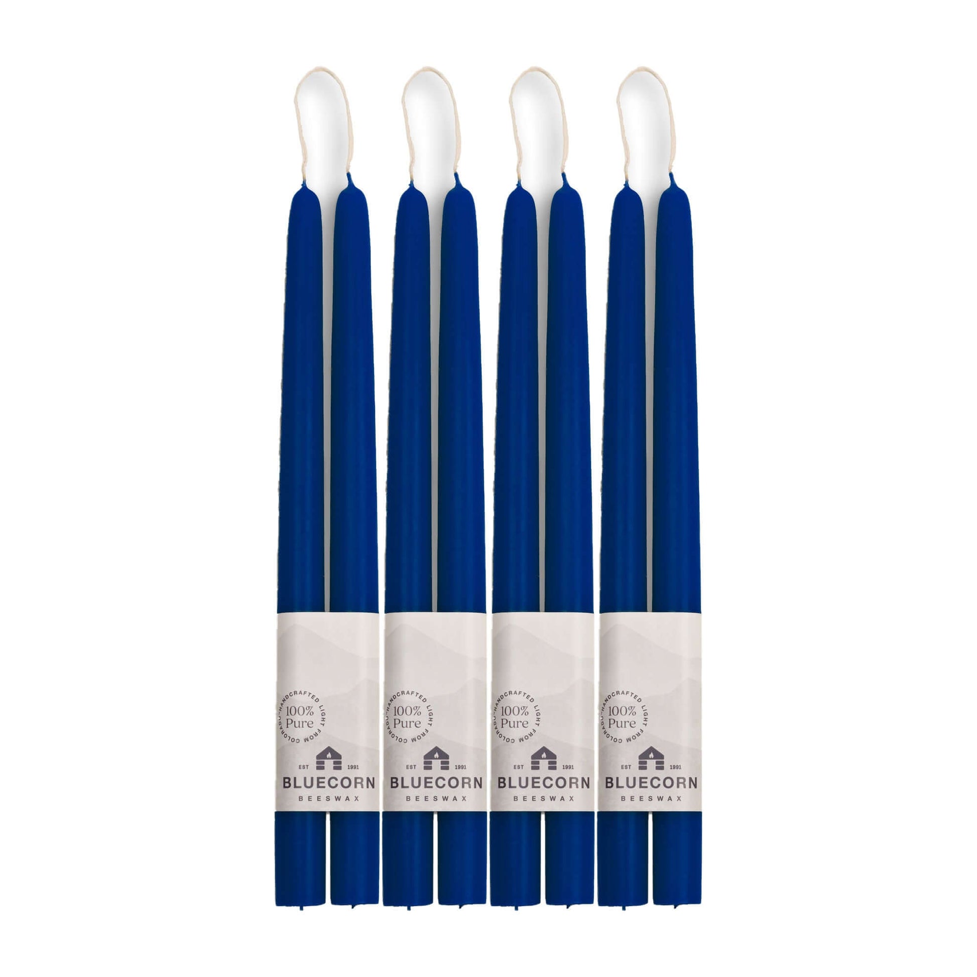 Hand-Dipped Beeswax Taper Candles - Bulk 4-Pair Bundle - Concordia Style Boutique