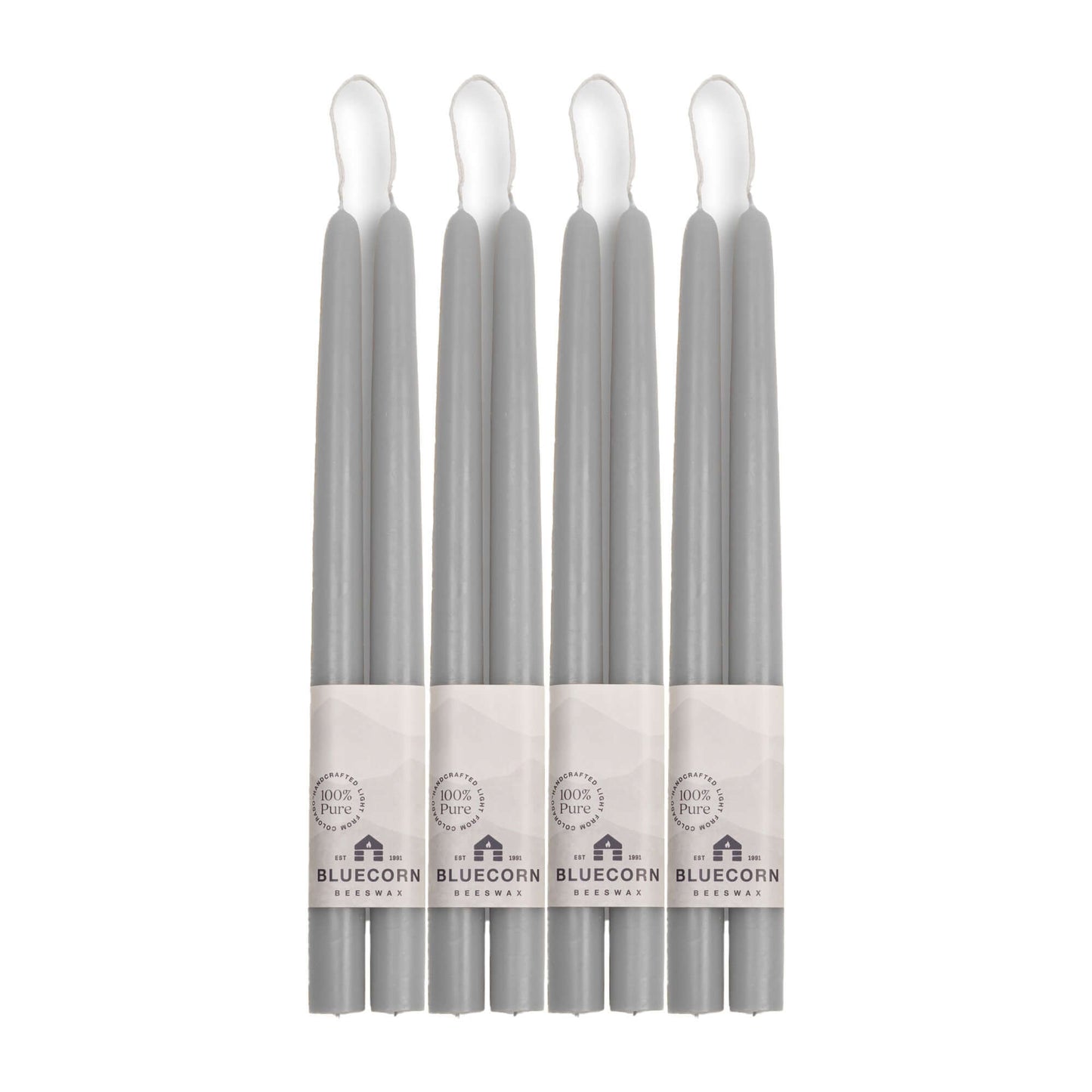 Hand-Dipped Beeswax Taper Candles - Bulk 4-Pair Bundle - Concordia Style Boutique