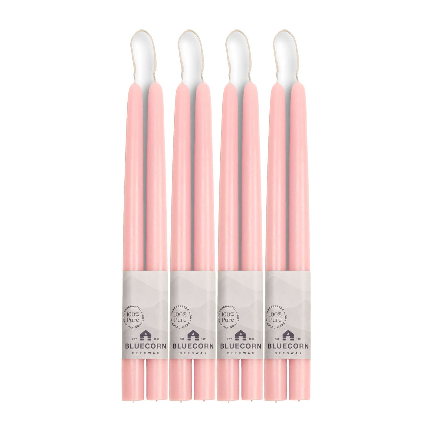 Hand-Dipped Beeswax Taper Candles - Bulk 4-Pair Bundle - Concordia Style Boutique