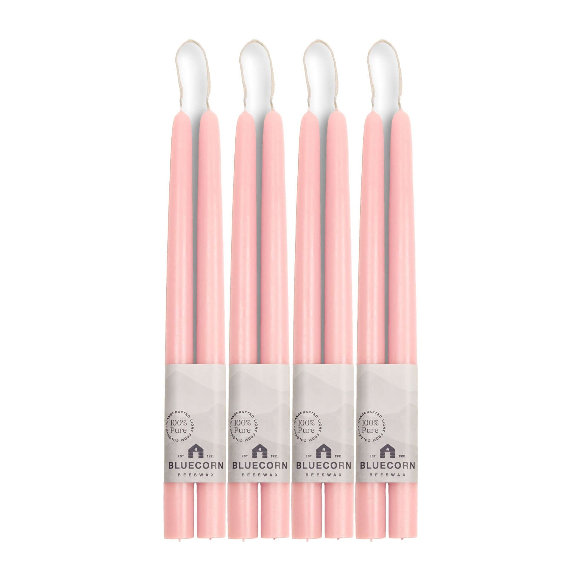 Hand-Dipped Beeswax Taper Candles - Bulk 4-Pair Bundle - Concordia Style Boutique