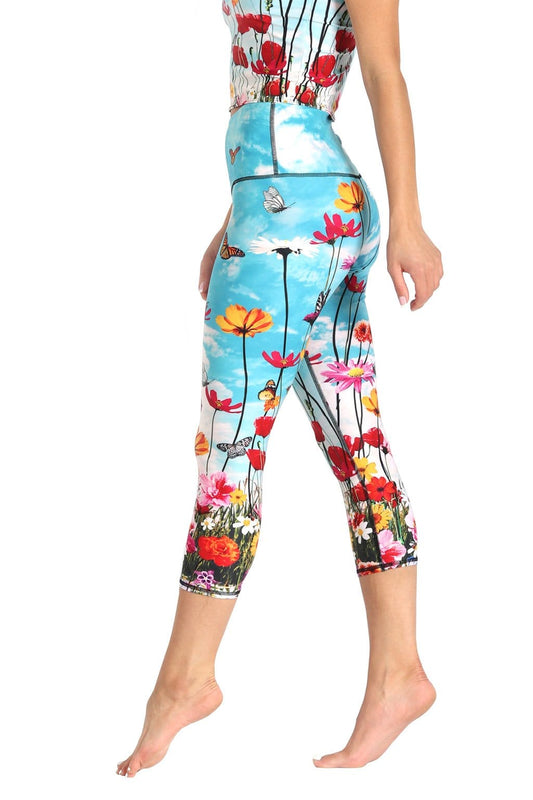 Capri Legging - Flower Bomb - Concordia Style Boutique