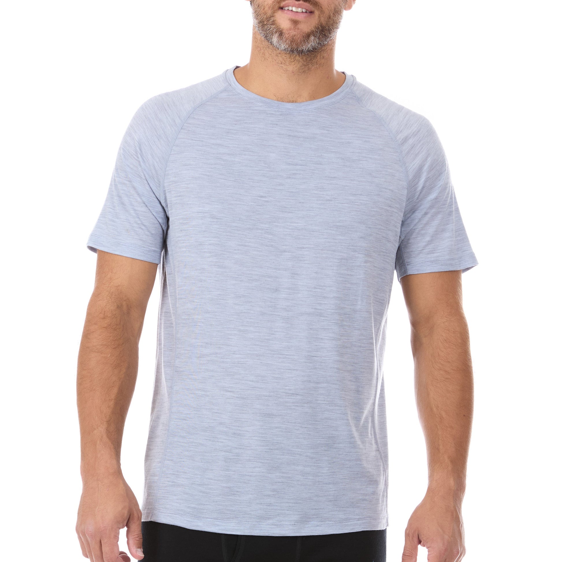 Microweight - Men's Wool Raglan T-Shirt Woolverino - Concordia Style Boutique
