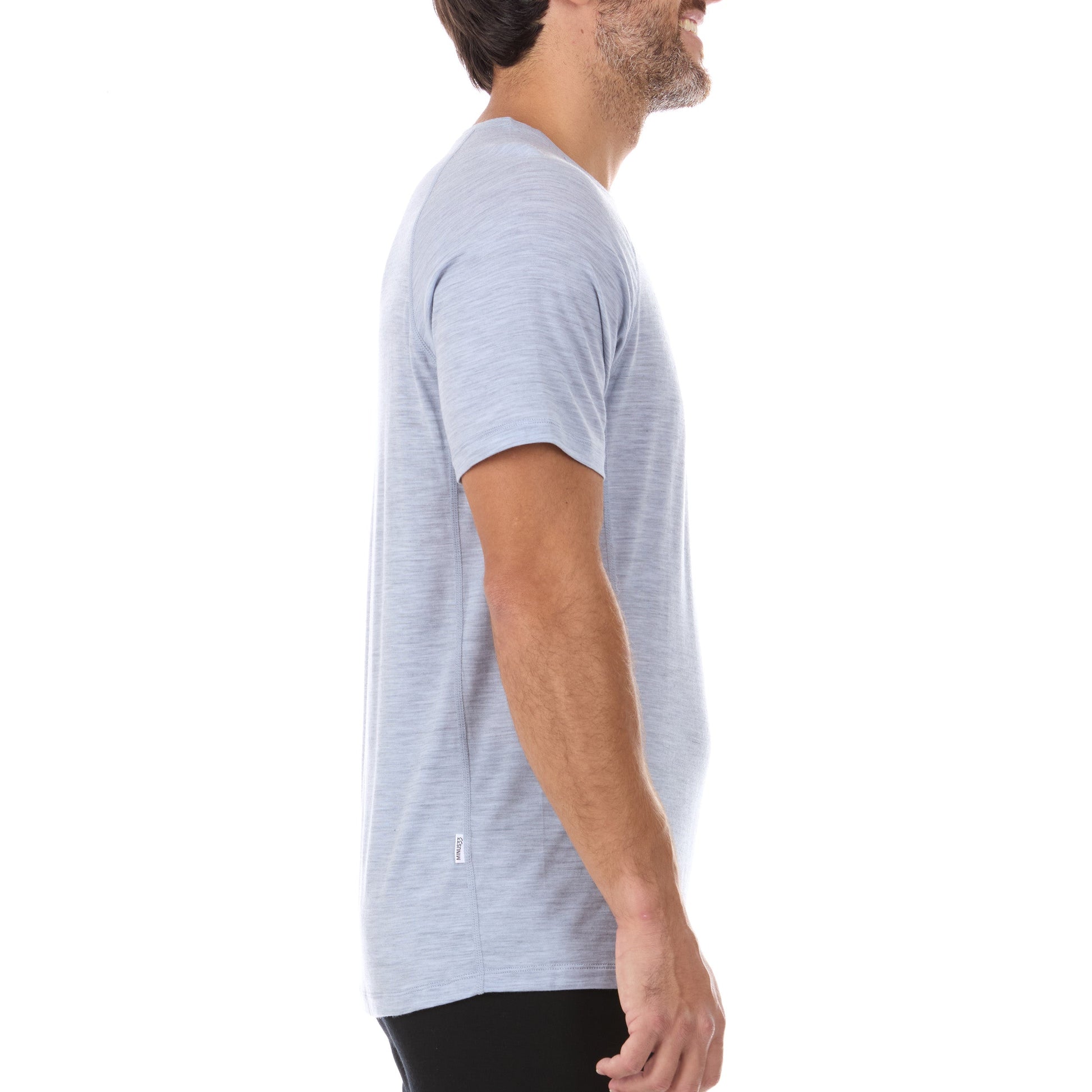 Microweight - Men's Wool Raglan T-Shirt Woolverino - Concordia Style Boutique