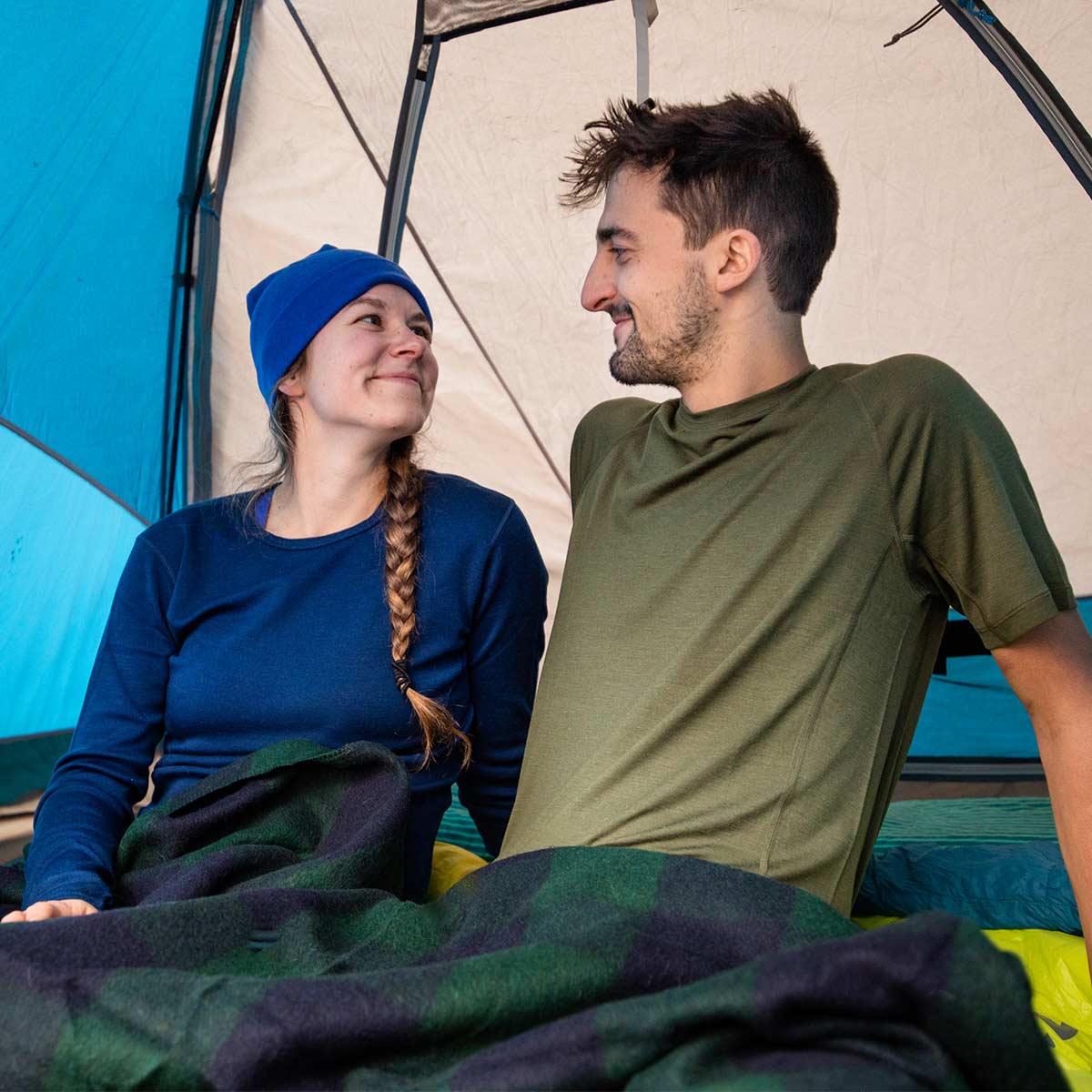 Microweight - Men's Wool Raglan T-Shirt Woolverino - Concordia Style Boutique