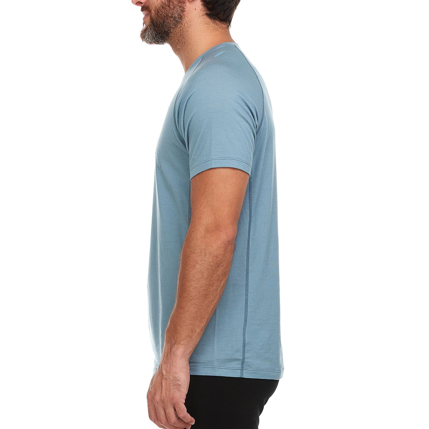 Microweight - Men's Wool Raglan T-Shirt Woolverino - Concordia Style Boutique