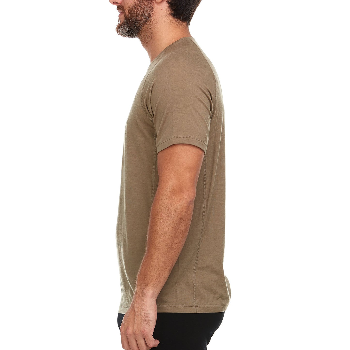 Microweight - Men's Wool Raglan T-Shirt Woolverino - Concordia Style Boutique