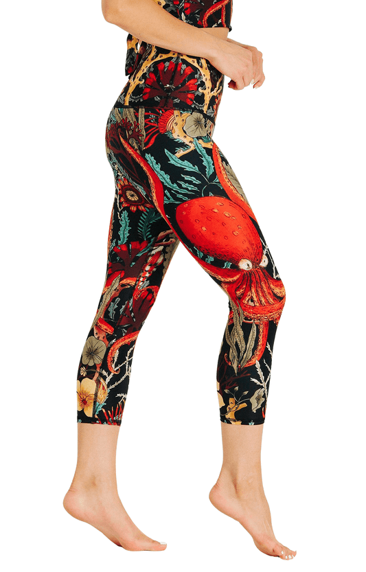 Capri Legging - Coral My Name - Concordia Style Boutique