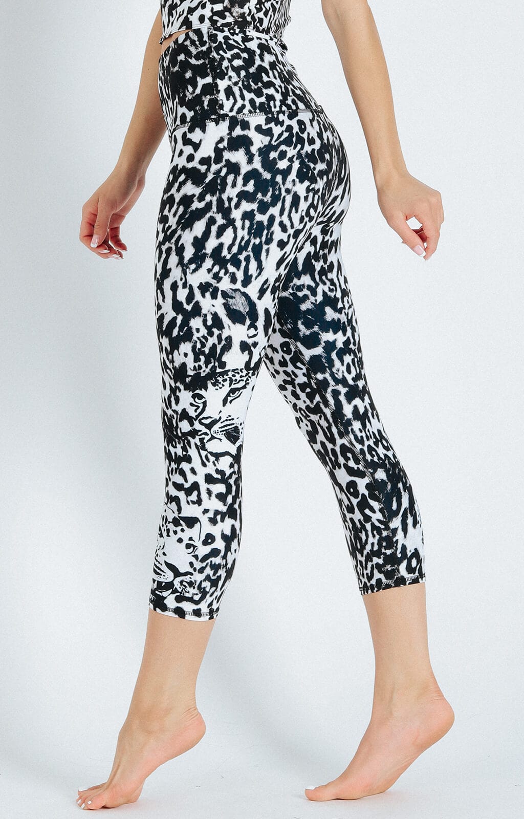 Capri Legging - Ghost Leopard - Concordia Style Boutique