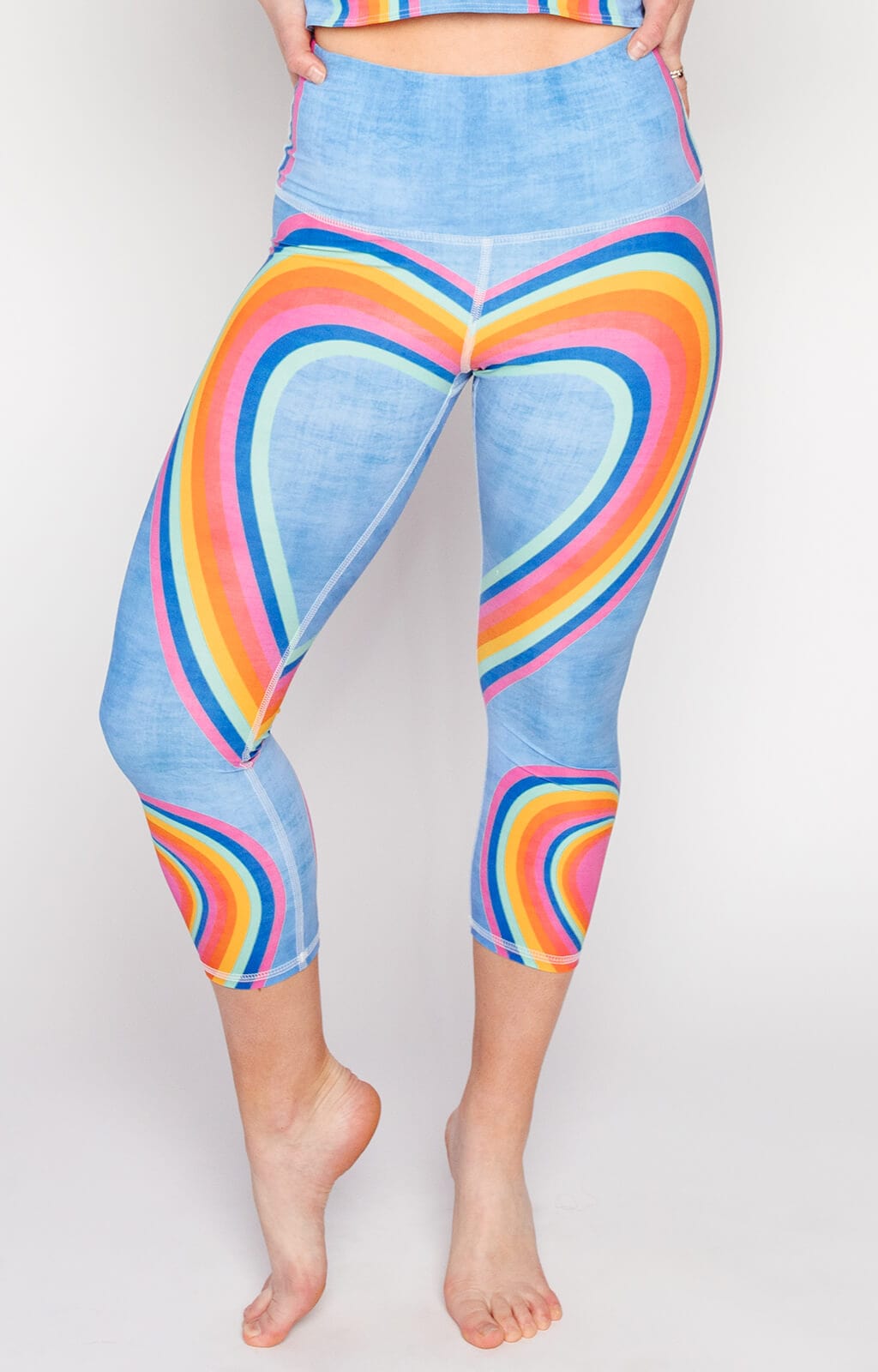 Capri Legging - Rainbow Love - Concordia Style Boutique