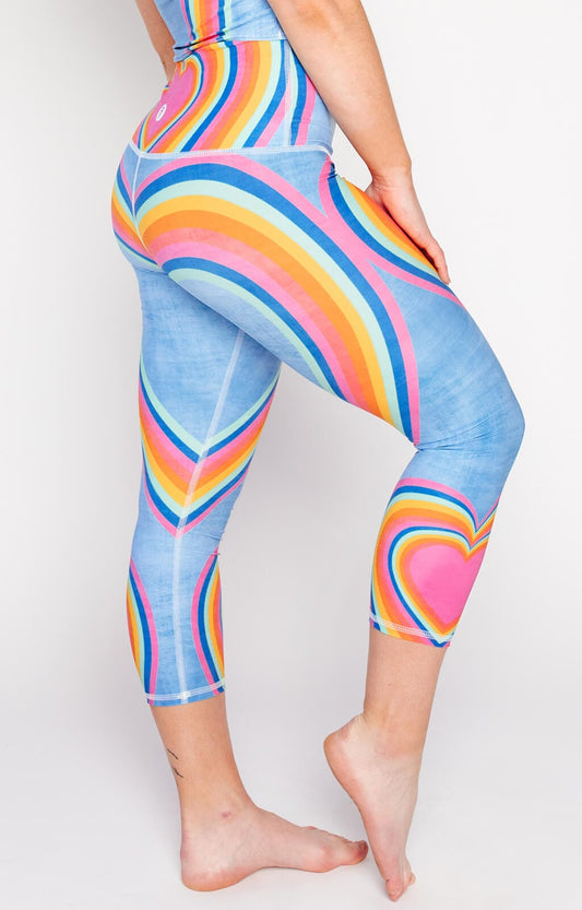 Capri Legging - Rainbow Love - Concordia Style Boutique