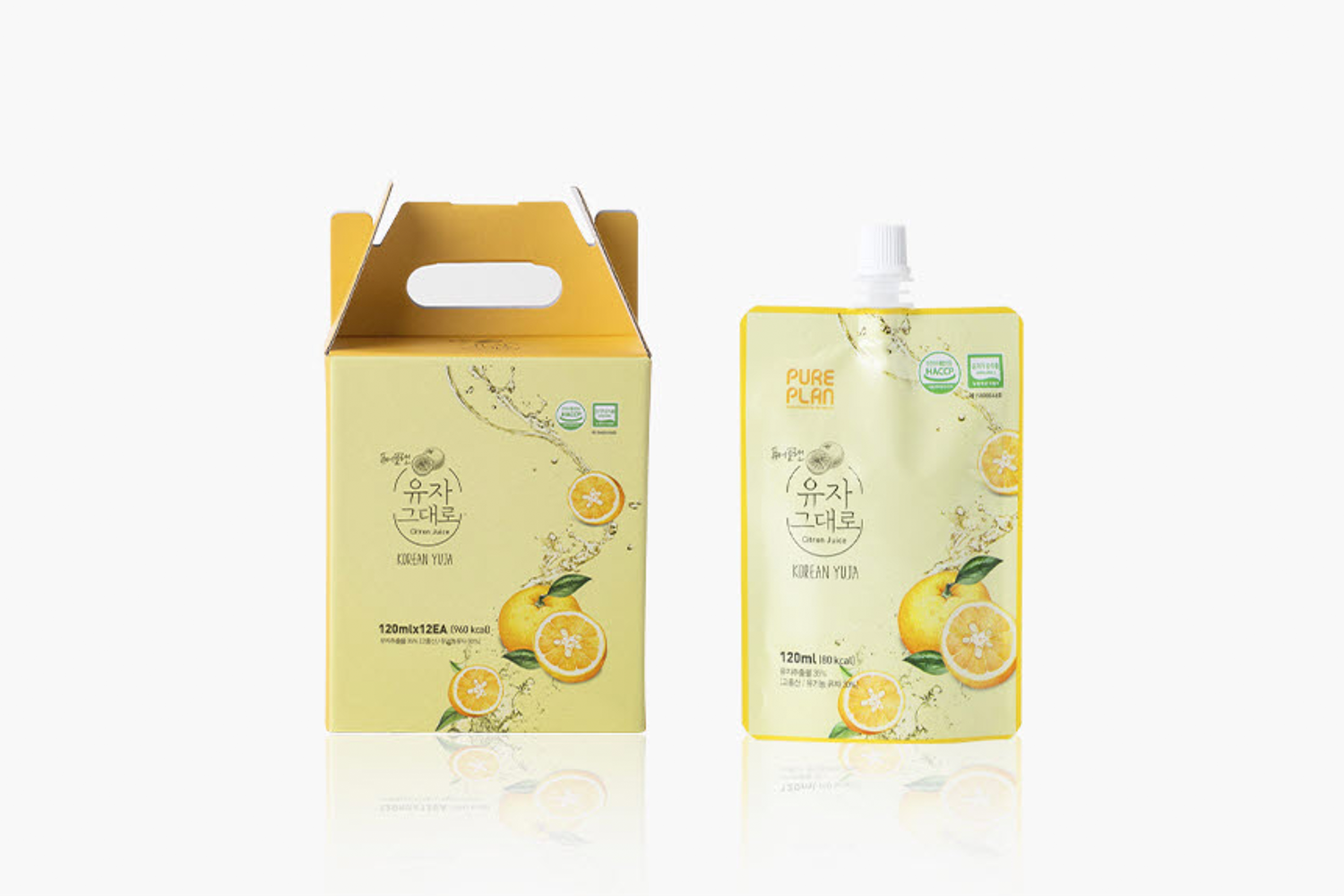 PURE PLAN YUJA(Citron) Gdaero Gift Set (4oz X 12ea) - Concordia Style Boutique