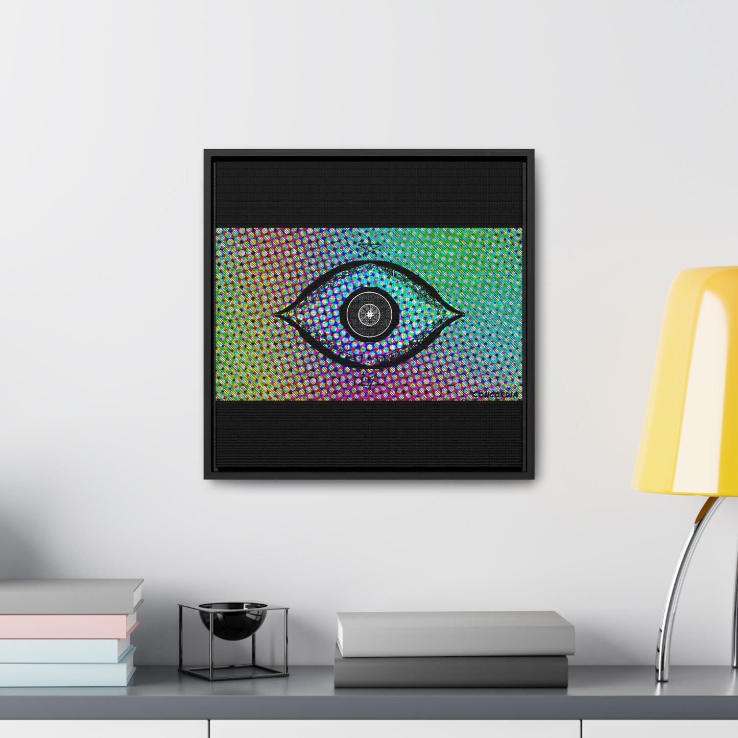 "The Eye" - Gallery Canvas Wraps, Square Frame - Premium Canvas from Concordia Style Boutique - Just $106.56! Shop now at Concordia Style Boutique