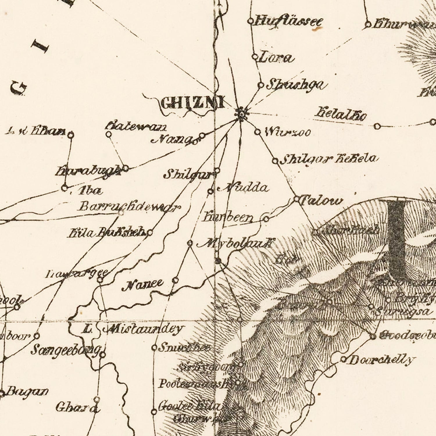 Vintage Map of Afghanistan 1827 - Concordia Style Boutique