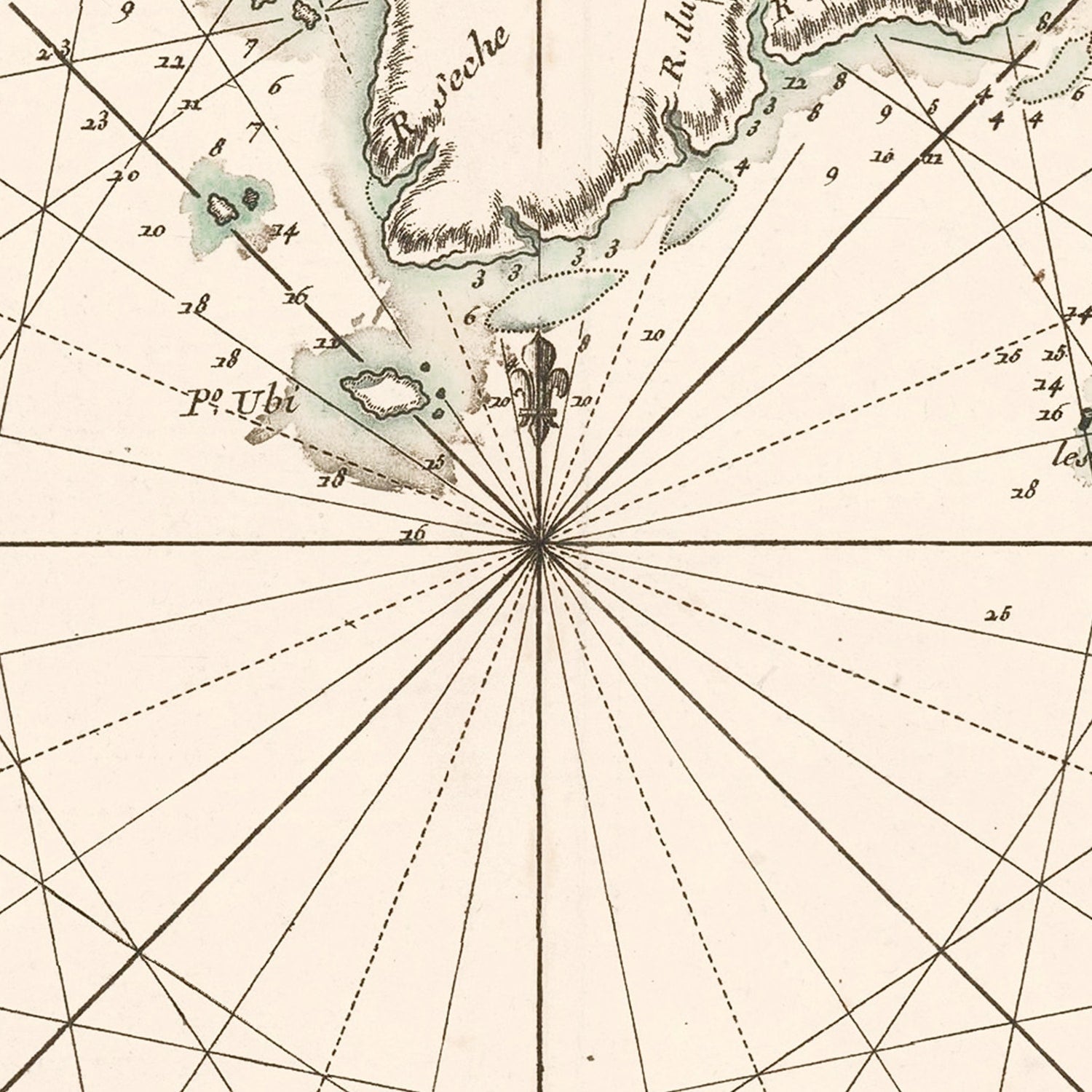 Vintage Gulf of Siam Map 1745 - Concordia Style Boutique