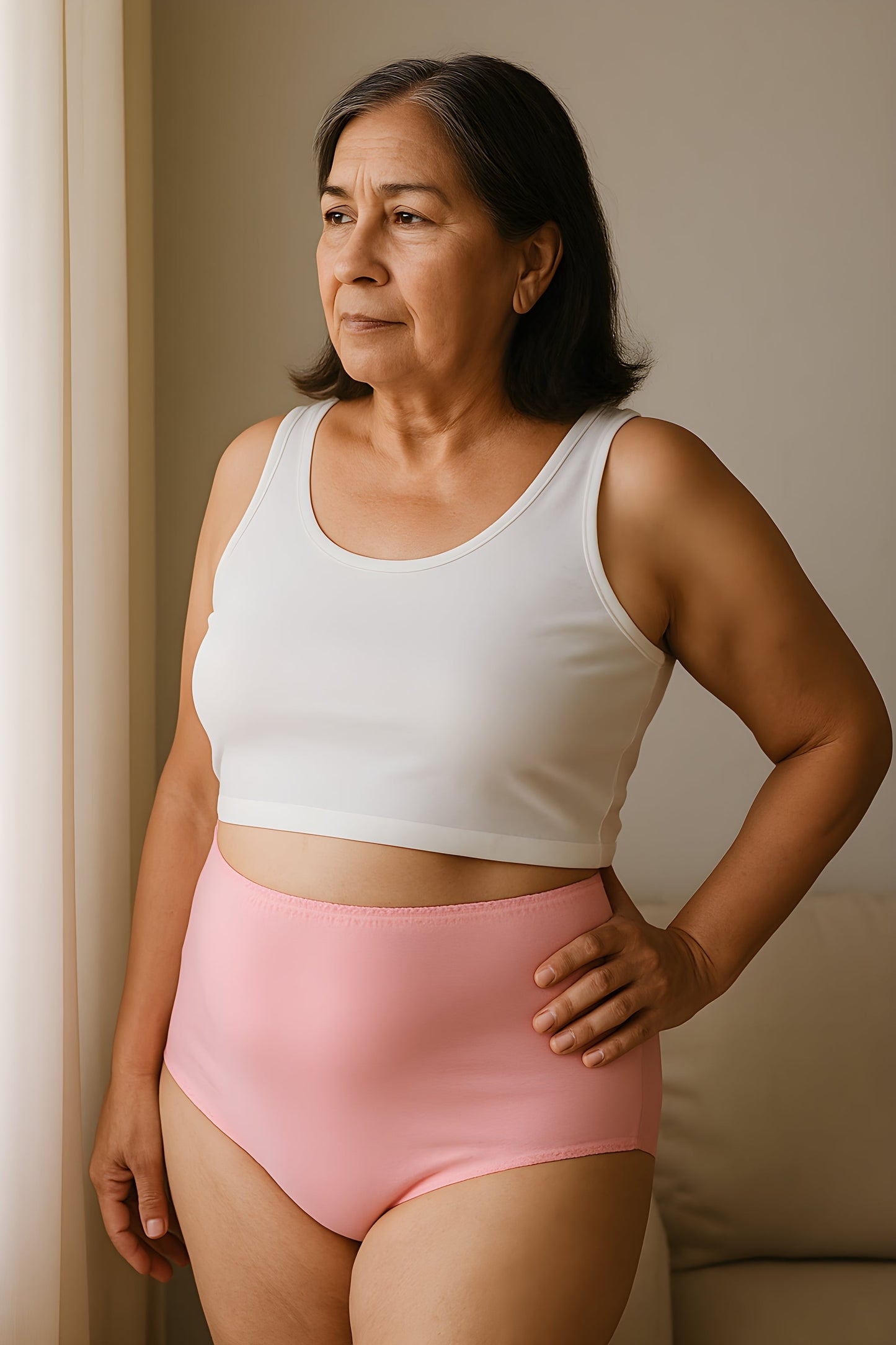 Full Coverage, Elastic Leg, Cotton Brief, Assorted Color 4 Pack (Style 122) - Concordia Style Boutique