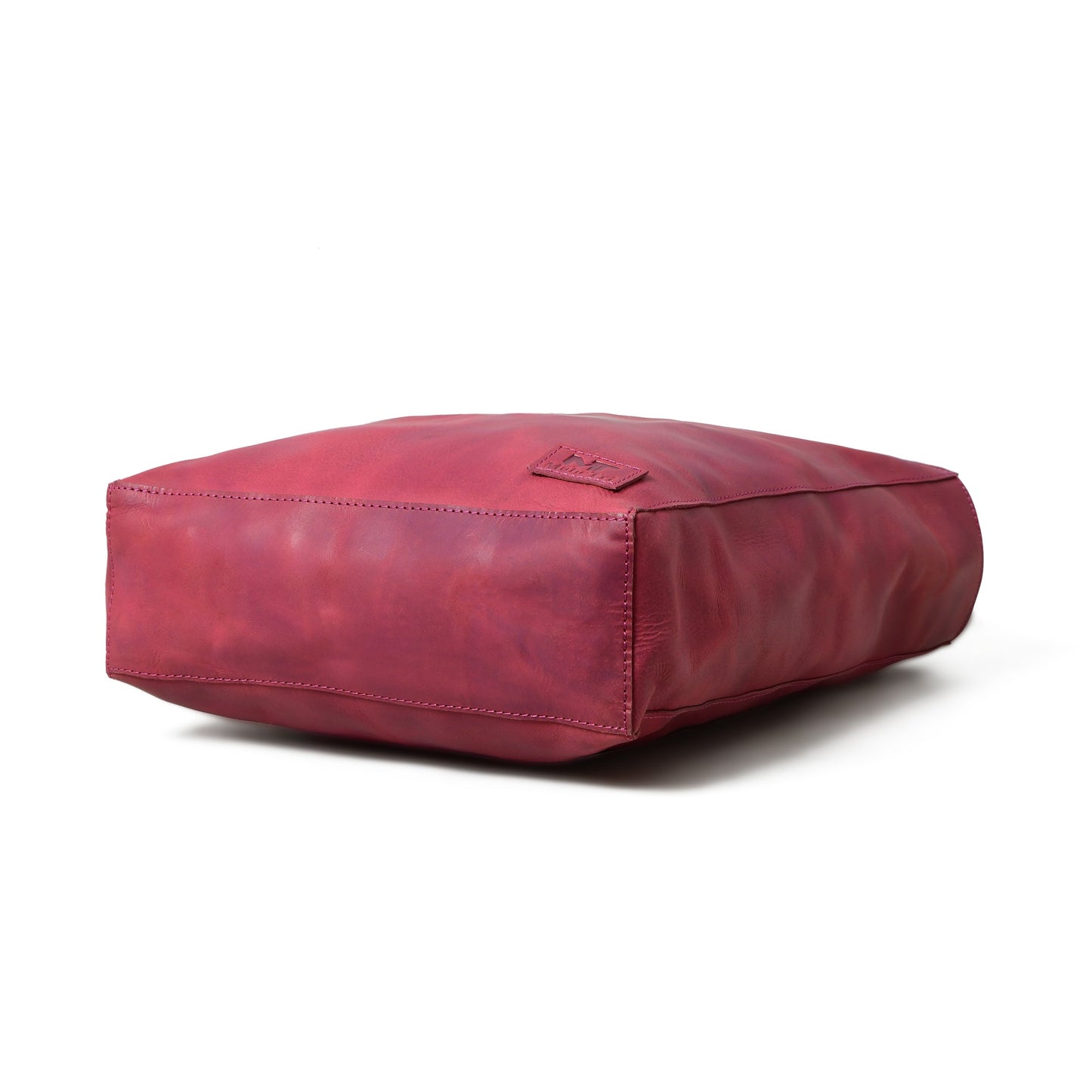 Maroon Leather Tote Bag - Concordia Style Boutique